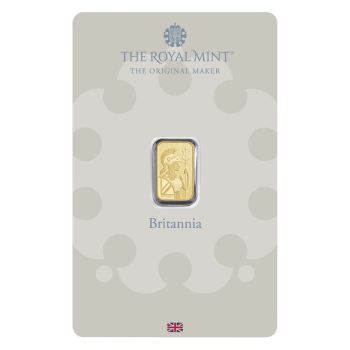 The Royal Mint Britannia paket 25x1g zlatna pločica