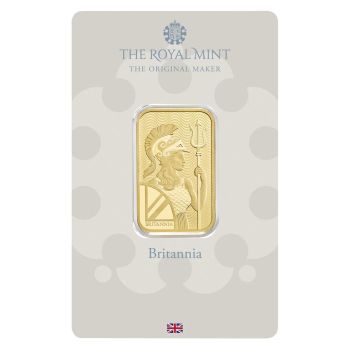 The Royal Mint Britannia paket 25x20g zlatna pločica