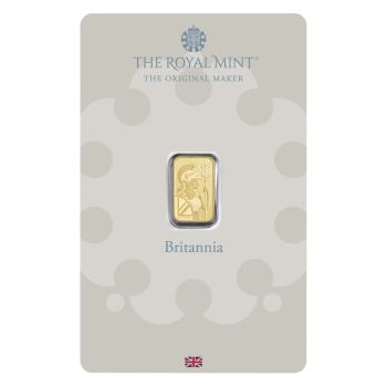 The Royal Mint Britannia paket 25x1g zlatna pločica